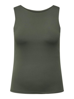 Carmakoma CAREA S/L 2-WAY V-NECK TOP JRS Kambaba | Freewear CAREA S/L 2-WAY V-NECK TOP JRS - www.freewear.nl - Freewear