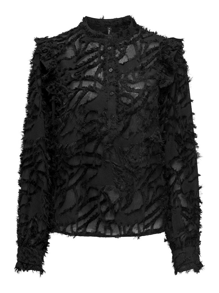 Only Onlcammie L/s Frill Top Ptm