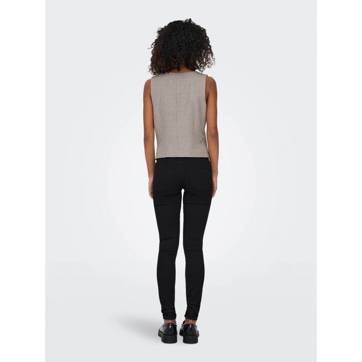 Only ONLLINDA S/L MEL FIT WAISTCOAT TLR : Fungi/MELANGE | Freewear ONLLINDA S/L MEL FIT WAISTCOAT TLR : - www.freewear.nl - Freewear