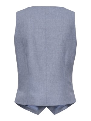 Only ONLLINDA S/L MEL FIT WAISTCOAT TLR : Vintage Indigo/MELANGE | Freewear ONLLINDA S/L MEL FIT WAISTCOAT TLR : - www.freewear.nl - Freewear