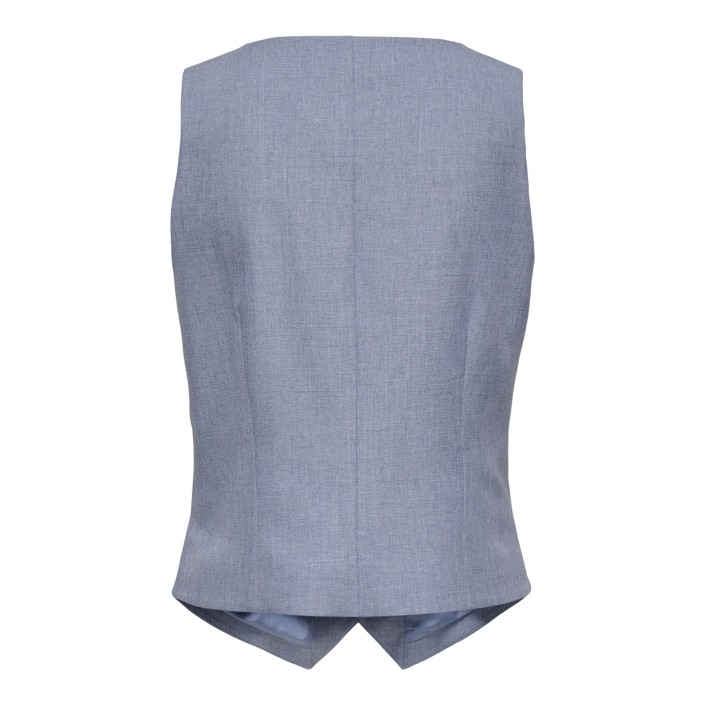 Only ONLLINDA S/L MEL FIT WAISTCOAT TLR : Vintage Indigo/MELANGE | Freewear ONLLINDA S/L MEL FIT WAISTCOAT TLR : - www.freewear.nl - Freewear