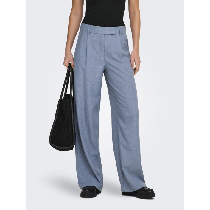 Only ONLLINDA HW STR MEL PANTS TLR NOOS Vintage Indigo/MELANGE | Freewear ONLLINDA HW STR MEL PANTS TLR NOOS - www.freewear.nl - Freewear