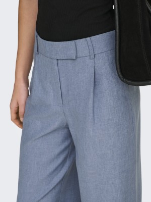 Only ONLLINDA HW STR MEL PANTS TLR NOOS Vintage Indigo/MELANGE | Freewear ONLLINDA HW STR MEL PANTS TLR NOOS - www.freewear.nl - Freewear