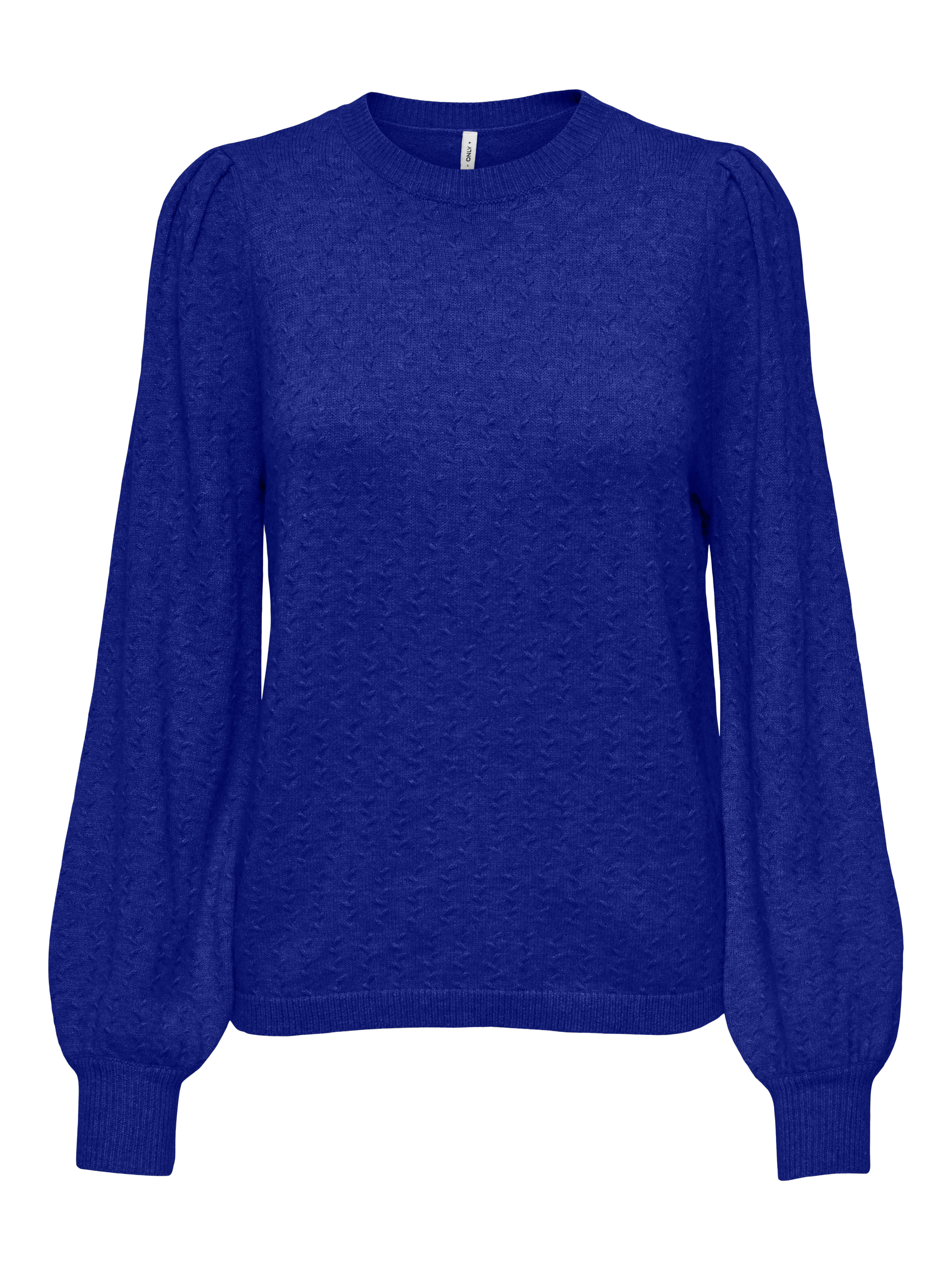 Only Trui Onlkatia Ls Structure Puff O-neck C 15336937 Clematis Blue Dames Maat - XL