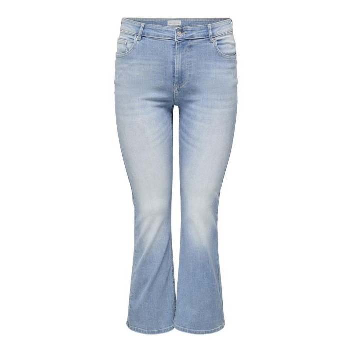 Carmakoma CARWILLY LIFE HW FLARED DNM TAI467 : Light Blue Denim | Freewear CARWILLY LIFE HW FLARED DNM TAI467 : - www.freewear.nl - Freewear