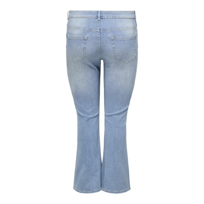 Carmakoma CARWILLY LIFE HW FLARED DNM TAI467 : Light Blue Denim | Freewear CARWILLY LIFE HW FLARED DNM TAI467 : - www.freewear.nl - Freewear