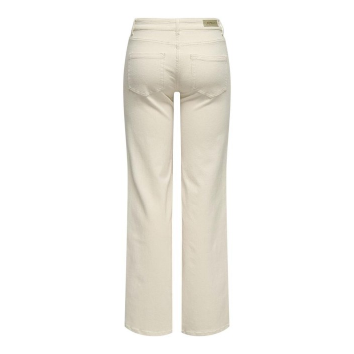 Only ONLBLUSH MID STRAIGHT DNM DOT NOOS Ecru | Freewear ONLBLUSH MID STRAIGHT DNM DOT NOOS - www.freewear.nl - Freewear