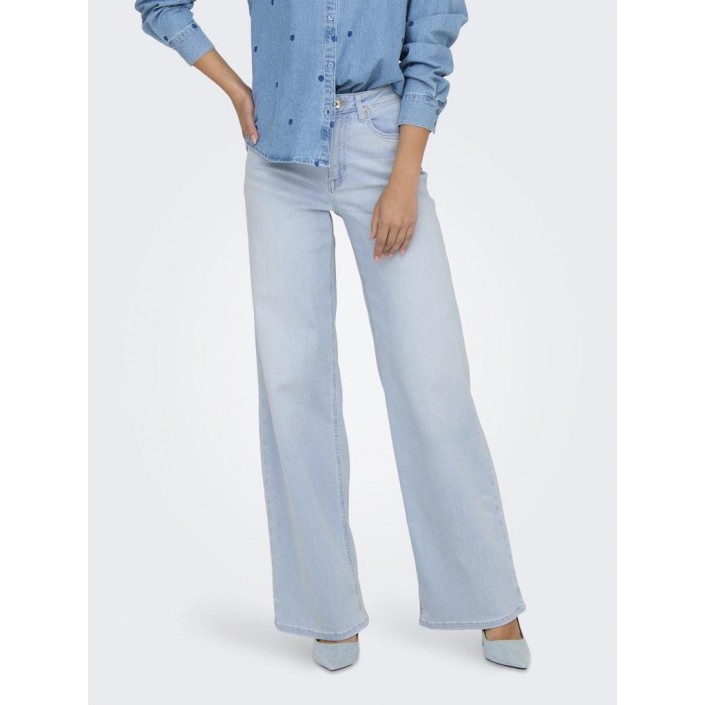 Only ONLMADISON BLUSH HW WIDE DNM CRO495: Light Blue Bleached Denim | Freewear ONLMADISON BLUSH HW WIDE DNM CRO495: - www.freewear.nl - Freewear