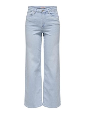 Only ONLMADISON BLUSH HW WIDE DNM CRO495: Light Blue Bleached Denim | Freewear ONLMADISON BLUSH HW WIDE DNM CRO495: - www.freewear.nl - Freewear