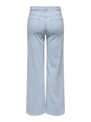 Only ONLMADISON BLUSH HW WIDE DNM CRO495: Light Blue Bleached Denim | Freewear ONLMADISON BLUSH HW WIDE DNM CRO495: - www.freewear.nl - Freewear