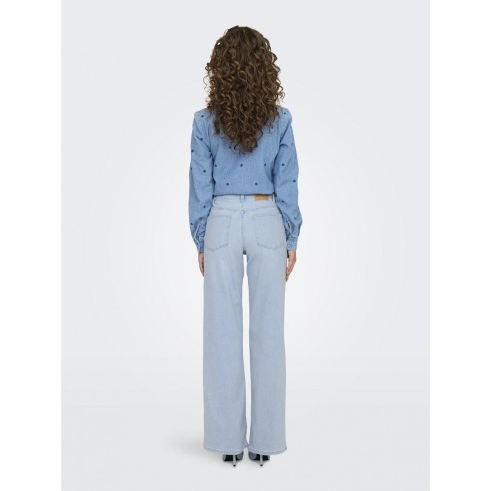 Only ONLMADISON BLUSH HW WIDE DNM CRO495: Light Blue Bleached Denim | Freewear ONLMADISON BLUSH HW WIDE DNM CRO495: - www.freewear.nl - Freewear