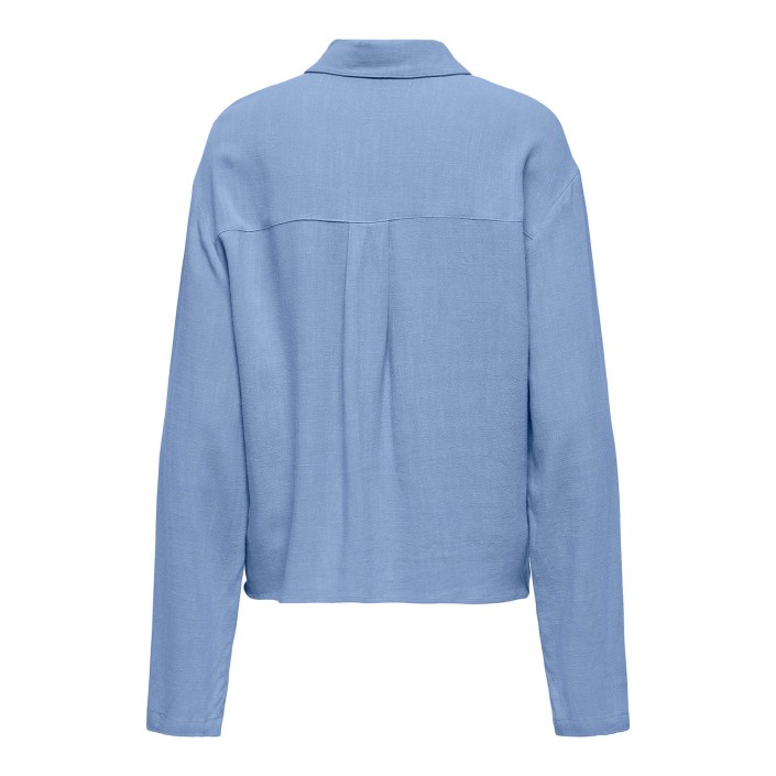 Only ONLSOLVI L/S LINEN BL SHIRT CC PNT Bel Air Blue | Freewear ONLSOLVI L/S LINEN BL SHIRT CC PNT - www.freewear.nl - Freewear