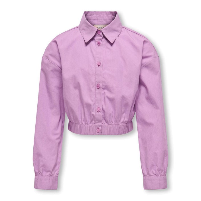 Only KOGNORA LS SHORT ELASTIC SHIRT CP W: African Violet | Freewear KOGNORA LS SHORT ELASTIC SHIRT CP W: - www.freewear.nl - Freewear