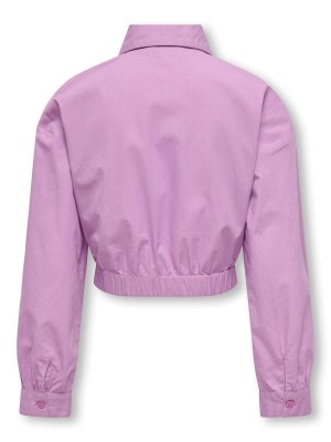 Only KOGNORA LS SHORT ELASTIC SHIRT CP W: African Violet | Freewear KOGNORA LS SHORT ELASTIC SHIRT CP W: - www.freewear.nl - Freewear