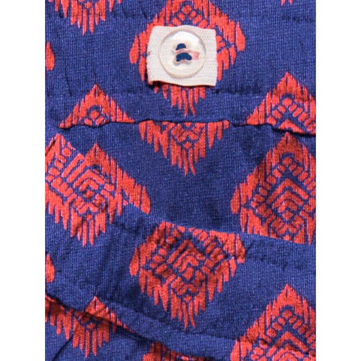 Only KOGSALLI LIFE AOP SKORT CP WVN Mazarine Blue/Dubarry Squares | Freewear KOGSALLI LIFE AOP SKORT CP WVN - www.freewear.nl - Freewear