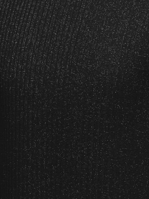 Only KOGIDOL LIFE LS O-NECK GLITTERTOP C: Black/Silver Glitter | Freewear KOGIDOL LIFE LS O-NECK GLITTERTOP C: - www.freewear.nl - Freewear