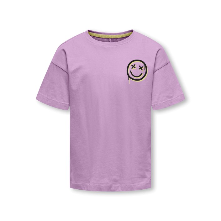 Only KOGJOY LIFE O-NECK SS TOP JRS African Violet/Carefree | Freewear KOGJOY LIFE O-NECK SS TOP JRS - www.freewear.nl - Freewear