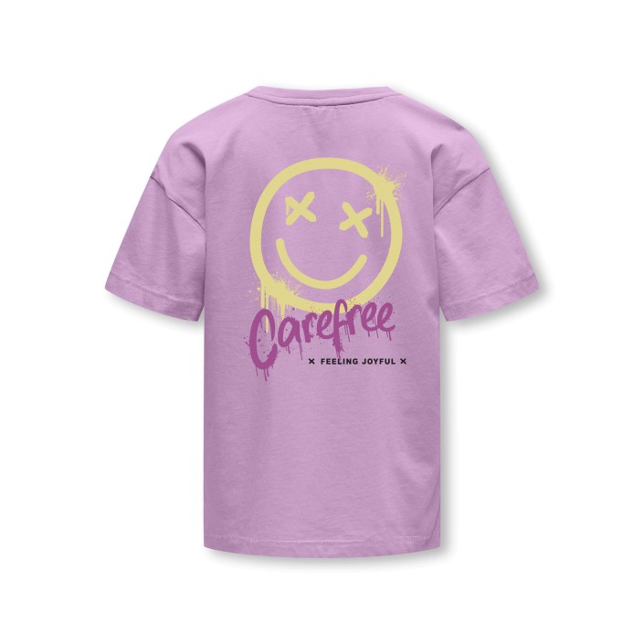 Only KOGJOY LIFE O-NECK SS TOP JRS African Violet/Carefree | Freewear KOGJOY LIFE O-NECK SS TOP JRS - www.freewear.nl - Freewear