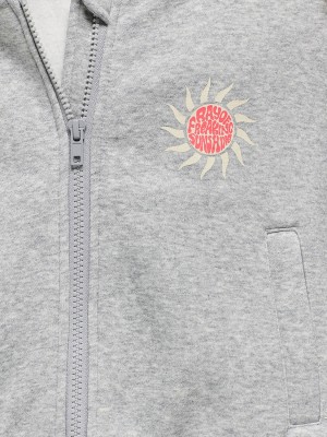Only KOGLOVELY L/S OVERSIZE BOMBER SWT Light Grey Melange/Sunshine | Freewear KOGLOVELY L/S OVERSIZE BOMBER SWT - www.freewear.nl - Freewear