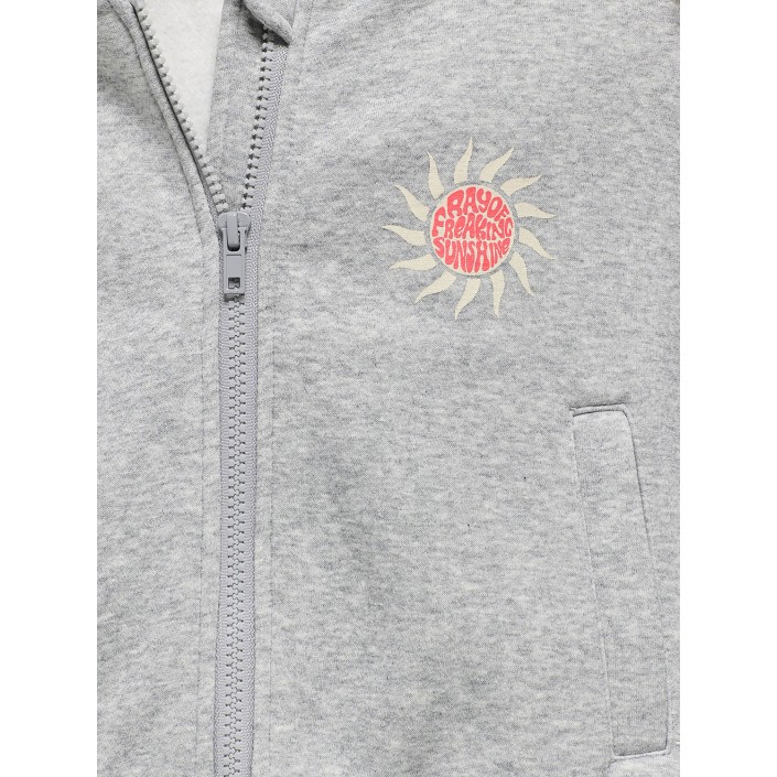 Only KOGLOVELY L/S OVERSIZE BOMBER SWT Light Grey Melange/Sunshine | Freewear KOGLOVELY L/S OVERSIZE BOMBER SWT - www.freewear.nl - Freewear