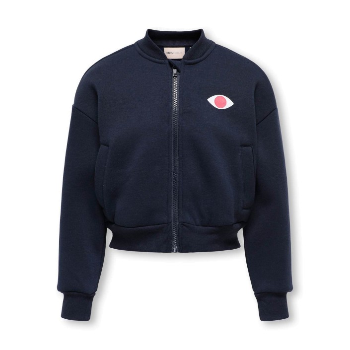 Only KOGLOVELY L/S OVERSIZE BOMBER SWT Night Sky/Eternal | Freewear KOGLOVELY L/S OVERSIZE BOMBER SWT - www.freewear.nl - Freewear