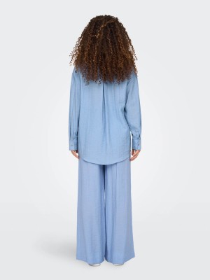 Only ONLTANIA LIFE LS SHIRT WVN Serenity | Freewear ONLTANIA LIFE LS SHIRT WVN - www.freewear.nl - Freewear