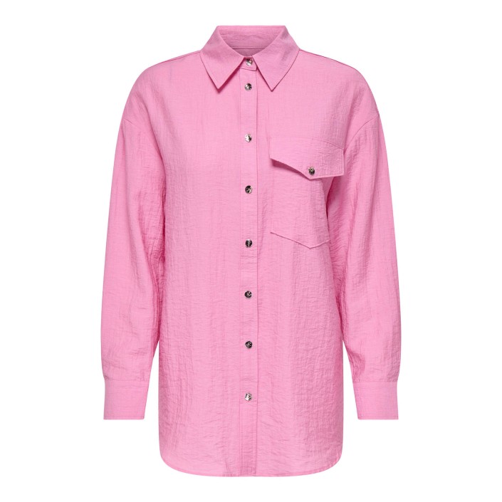 Only ONLTANIA LIFE LS SHIRT WVN Fuchsia Pink | Freewear ONLTANIA LIFE LS SHIRT WVN - www.freewear.nl - Freewear