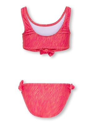 Only KOGBEACH KNOT BIKINI SET ACC Dubarry/Boho Zebra Raspberry | Freewear KOGBEACH KNOT BIKINI SET ACC - www.freewear.nl - Freewear