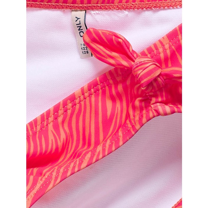 Only KOGBEACH KNOT BIKINI SET ACC Dubarry/Boho Zebra Raspberry | Freewear KOGBEACH KNOT BIKINI SET ACC - www.freewear.nl - Freewear