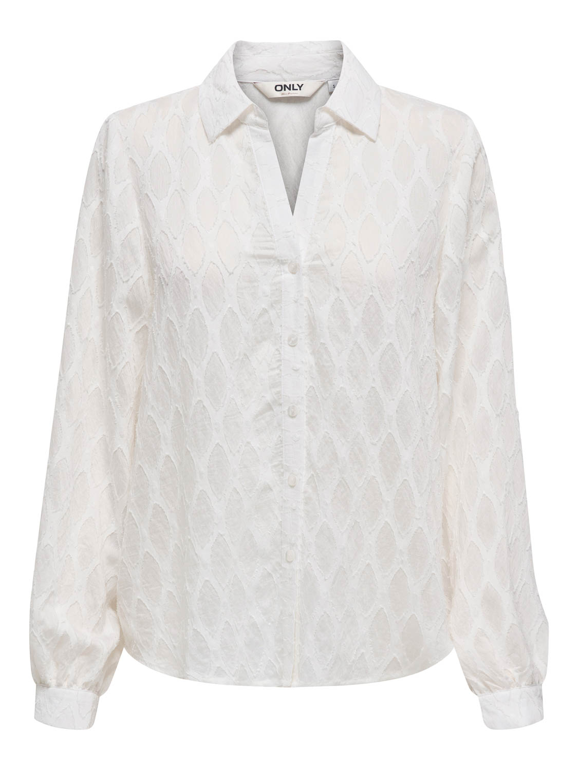 Only Blouse Onlnoa Ls V-neck Shirt Wvn 15340688 Cloud Dancer Dames Maat - L
