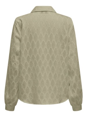 Only ONLNOA LS V-NECK SHIRT WVN Elm | Freewear ONLNOA LS V-NECK SHIRT WVN - www.freewear.nl - Freewear