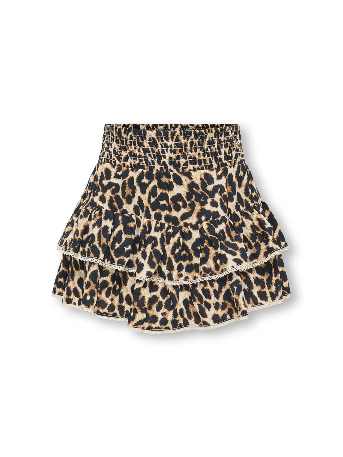 Kids ONLY zomer skort meisjes - AOP - zwart - Kogglow