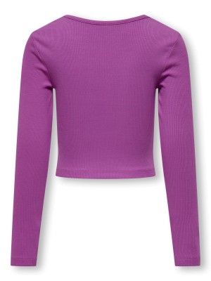 Only KOGNESSA LIFE LS CONTRAST CUTOUT TO: Cattleya Orchid/Cut Out Heart | Freewear KOGNESSA LIFE LS CONTRAST CUTOUT TO: - www.freewear.nl - Freewear