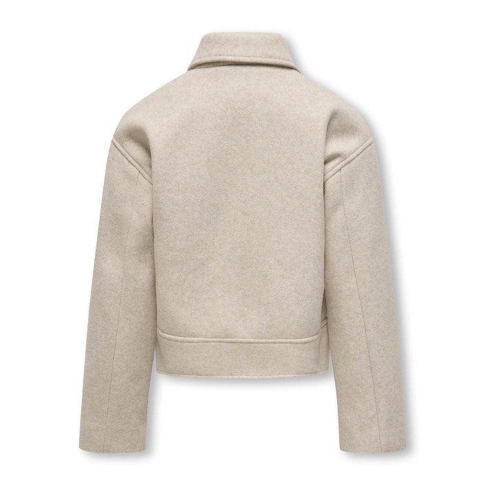 Only KOGFREJA-ADINA LIFE SHORT JACKET OT: Pumice Stone/Melange | Freewear KOGFREJA-ADINA LIFE SHORT JACKET OT: - www.freewear.nl - Freewear