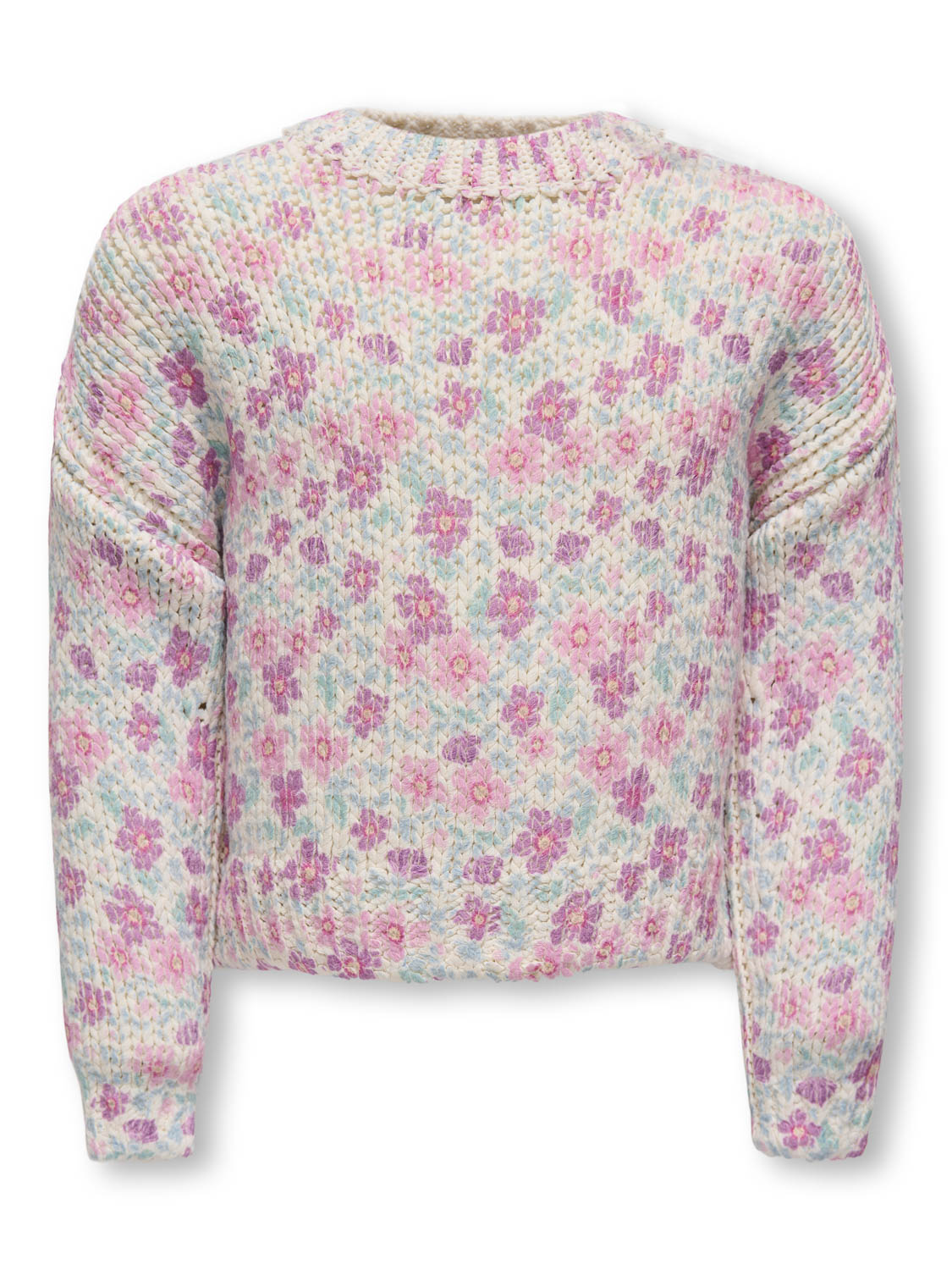 Only Kids Kmgmaja Life Ls Aop Pullover Knt