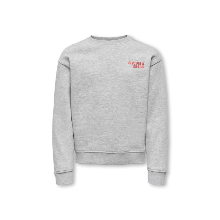 Only KOGCAMINE L/S OVERSIZE O-NECK CS SW: Light Grey Melange/Break/Mars Re | Freewear KOGCAMINE L/S OVERSIZE O-NECK CS SW: - www.freewear.nl - Freewear