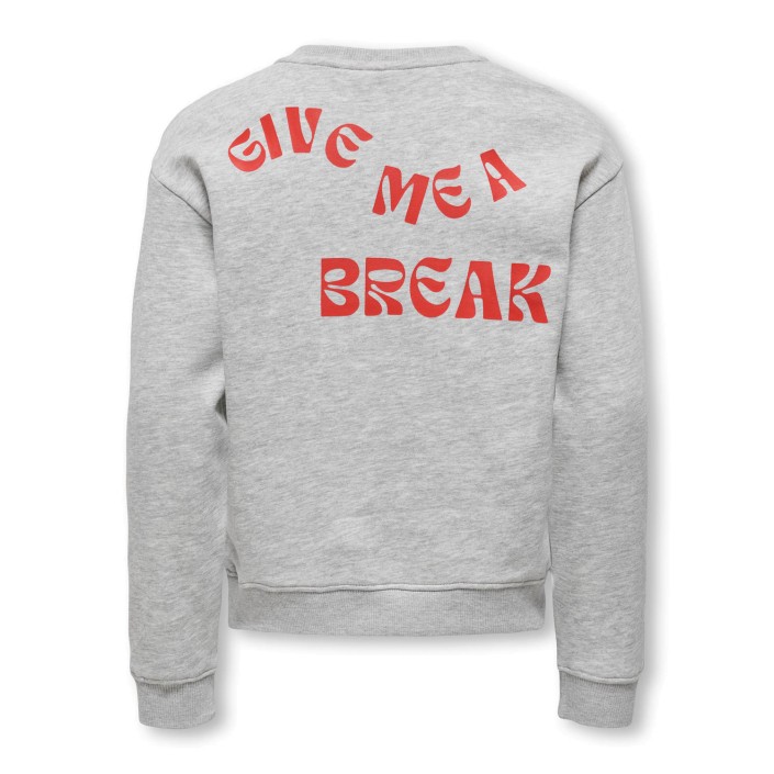 Only KOGCAMINE L/S OVERSIZE O-NECK CS SW: Light Grey Melange/Break/Mars Re | Freewear KOGCAMINE L/S OVERSIZE O-NECK CS SW: - www.freewear.nl - Freewear