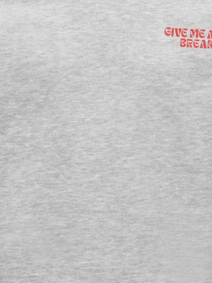 Only KOGCAMINE L/S OVERSIZE O-NECK CS SW: Light Grey Melange/Break/Mars Re | Freewear KOGCAMINE L/S OVERSIZE O-NECK CS SW: - www.freewear.nl - Freewear