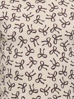 ONLY:KIDS ONLY KMGTRINNY LIFE AOP LS O-NCK TOP JRS: Pumice Stone/Bow | Freewear KMGTRINNY LIFE AOP LS O-NCK TOP JRS: - www.freewear.nl - Freewear