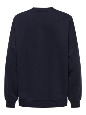 Only ONLKAITLYN L/S O-NECK SWT Night Sky/Salty | Freewear ONLKAITLYN L/S O-NECK SWT - www.freewear.nl - Freewear