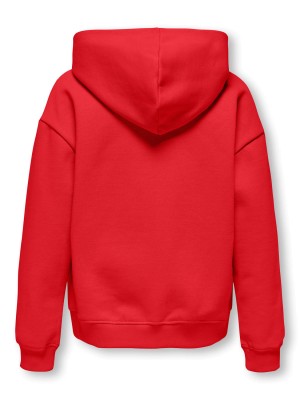 Only KOGBILLIE LIFE L/S HOODIE SWT Mars Red/Ultimate | Freewear KOGBILLIE LIFE L/S HOODIE SWT - www.freewear.nl - Freewear