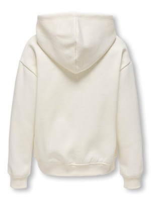 Only KOGBILLIE LIFE L/S HOODIE SWT Antique White/Ultimate | Freewear KOGBILLIE LIFE L/S HOODIE SWT - www.freewear.nl - Freewear