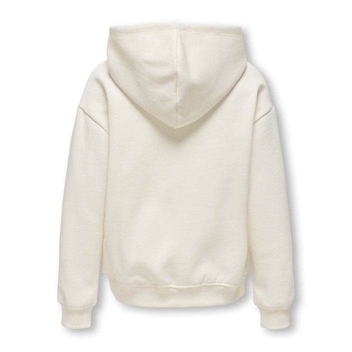 Only KOGBILLIE LIFE L/S HOODIE SWT Antique White/Ultimate | Freewear KOGBILLIE LIFE L/S HOODIE SWT - www.freewear.nl - Freewear
