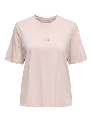 Only ONLMOODY LIFE S/S WORD TOP BOX JRS Violet Ice/Lazy | Freewear ONLMOODY LIFE S/S WORD TOP BOX JRS - www.freewear.nl - Freewear