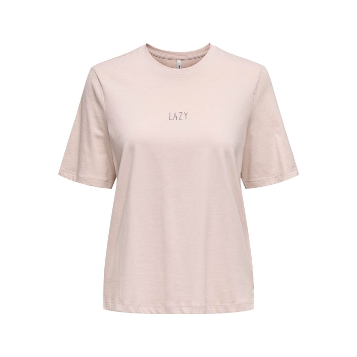 Only ONLMOODY LIFE S/S WORD TOP BOX JRS Violet Ice/Lazy | Freewear ONLMOODY LIFE S/S WORD TOP BOX JRS - www.freewear.nl - Freewear