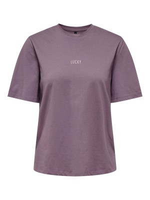 Only ONLMOODY LIFE S/S WORD TOP BOX JRS Moonscape/Lucky | Freewear ONLMOODY LIFE S/S WORD TOP BOX JRS - www.freewear.nl - Freewear