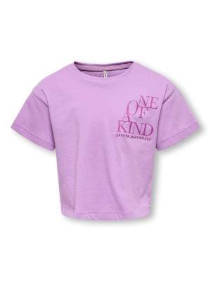 Only KOGLEONA LIFE SS PRINT TOP JRS African Violet/Kind | Freewear KOGLEONA LIFE SS PRINT TOP JRS - www.freewear.nl - Freewear
