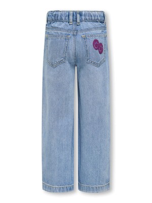 ONLY:KIDS ONLY KMGCOMET SMILEY WIDE DNM NOOS Light Blue Denim | Freewear KMGCOMET SMILEY WIDE DNM NOOS - www.freewear.nl - Freewear