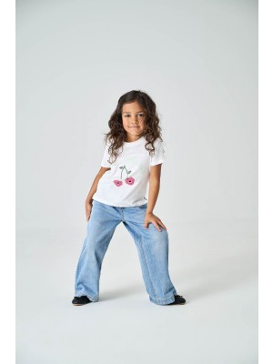 ONLY:KIDS ONLY KMGCOMET SMILEY WIDE DNM NOOS Light Blue Denim | Freewear KMGCOMET SMILEY WIDE DNM NOOS - www.freewear.nl - Freewear