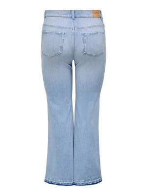 Carmakoma CARTIGER MW WIDE LB FLARED DNM PIM Light Blue Denim | Freewear CARTIGER MW WIDE LB FLARED DNM PIM - www.freewear.nl - Freewear